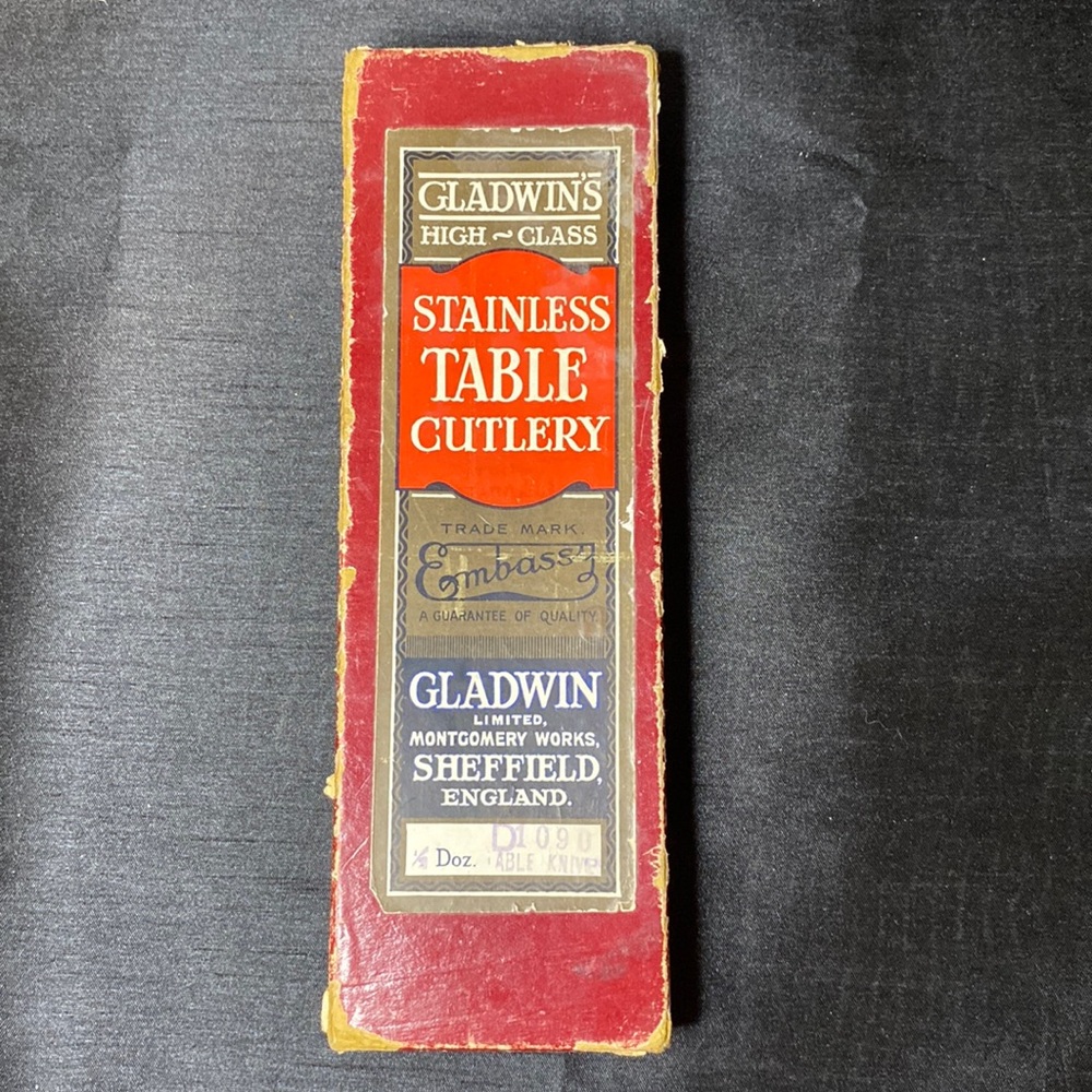 Vintage Stainless Steel Table Knives with Bakelite Handles